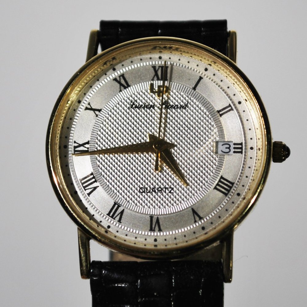 Men's Lucien Piccard 14kt Gold Quartz Watch